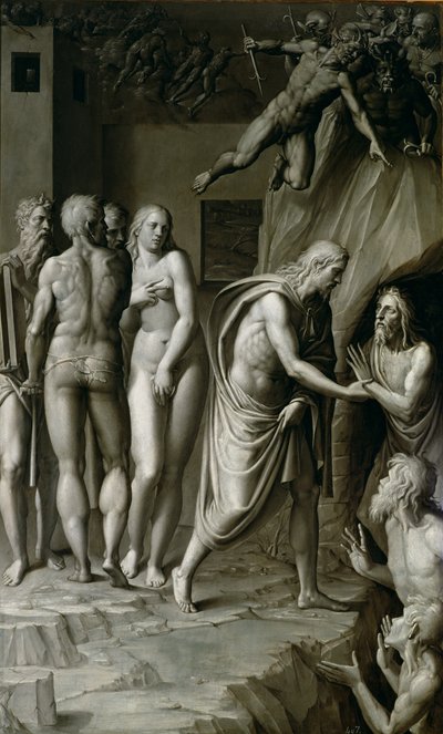 Christ in Limbo by Italian School